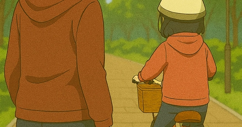 『自転車練習』朝の散歩86｜夜の数学96