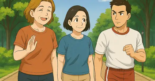 夜の数学⑭｜朝の散歩④『同じ速さの人』