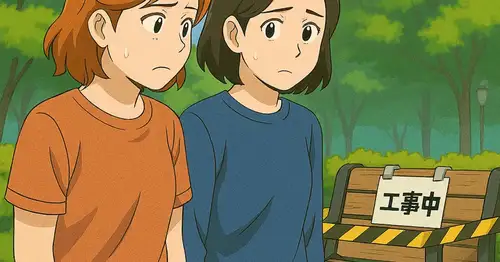 『工事中』朝の散歩31｜夜の数学41